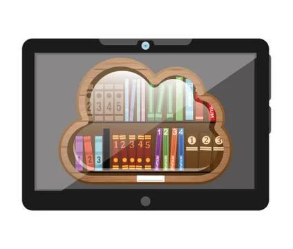 E-learning concept Stock Illustration
