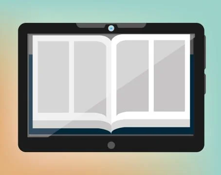 E-learning concept 스톡 일러스트