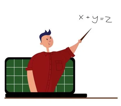 E-learning concept Stock Illustration