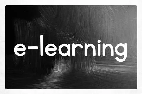 E-learning concept Stock Photos