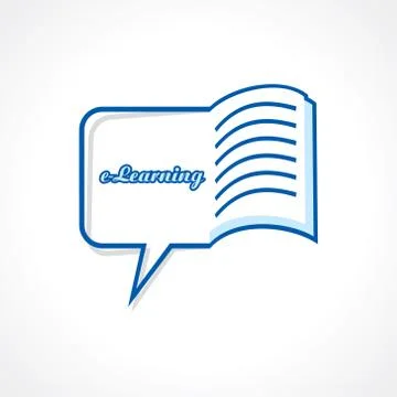 E-learning concept stock vector Stock Illustration
