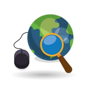 E-learning design. Education icon. Isolated illustration 스톡 일러스트