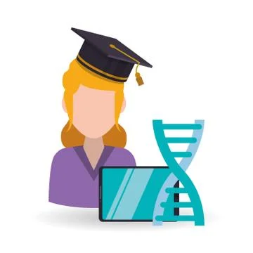 E-learning design. Education icon. Isolated illustration Illustrazione stock