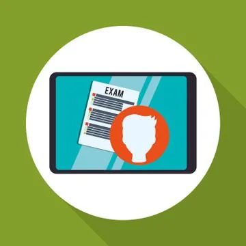 E-learning design. education icon. online concept イラスト素材