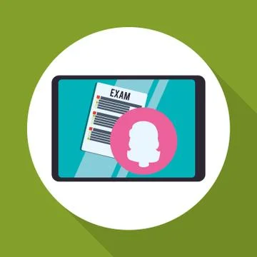 E-learning design. education icon. online concept Stockillustratie