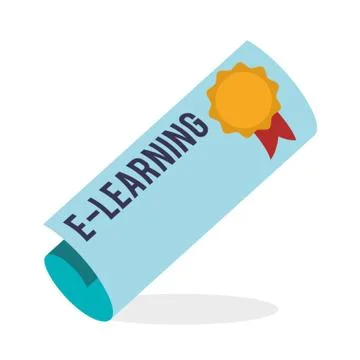 E-learning design. education icon. online concept, vector illustration 스톡 일러스트
