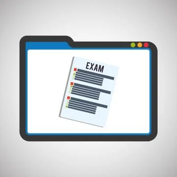 E-learning design. education icon. online concept, vector illustration Illustrazione stock