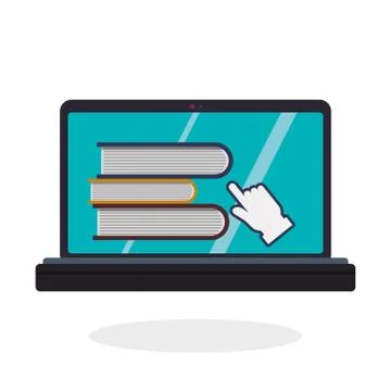 E-learning design. education icon. online concept, vector illustration Stock Illustration