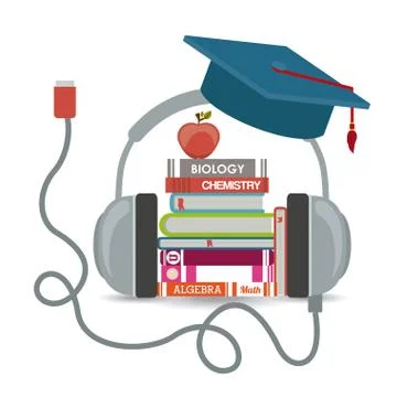 E-learning design 스톡 일러스트
