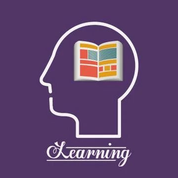 E-learning design Illustrazione stock