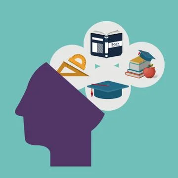 E-learning design 스톡 일러스트