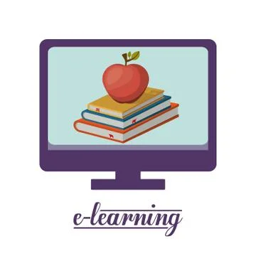E-learning design 스톡 일러스트
