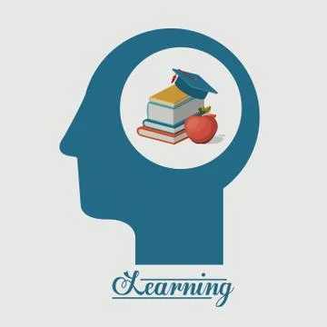 E-learning design 스톡 일러스트