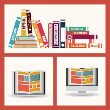 E-learning design イラスト素材