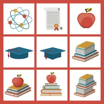 E-learning design 스톡 일러스트