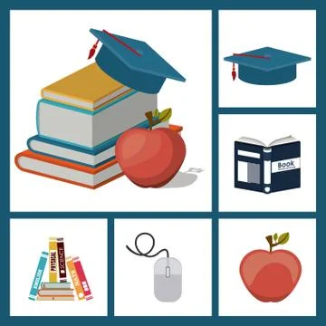 E-learning design Stock Illustration