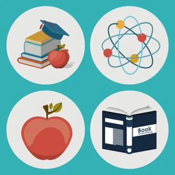 E-learning design Illustrazione stock