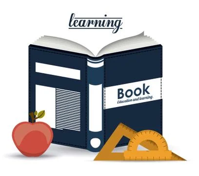 E-learning design Illustrazione stock