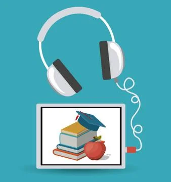 E-learning design Stock Illustration