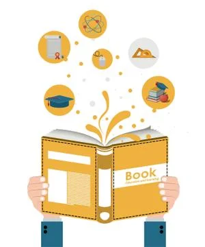 E-learning design Stock Illustration