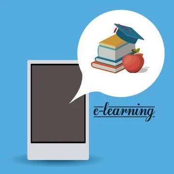 E-learning design Stockillustratie