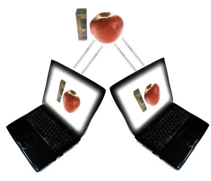 E-learning distance internet information Stock Photos