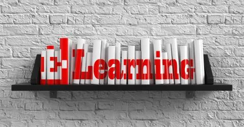 E-learning. Education Concept. Stock Illustration