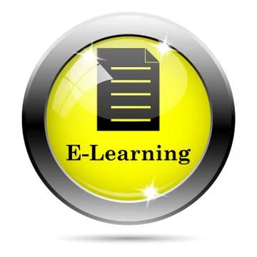 E-learning icon Stock Illustration