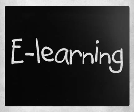 E-learning Illustrazione stock