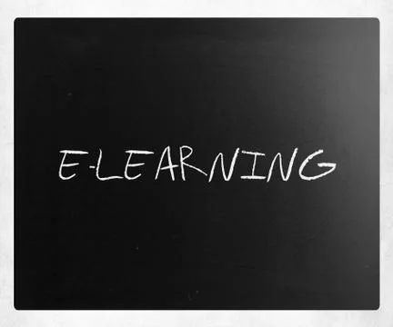 E-learning Illustrazione stock