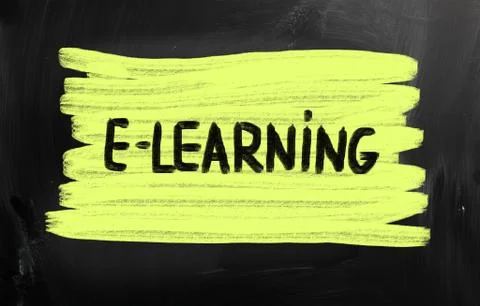 E-learning 스톡 일러스트