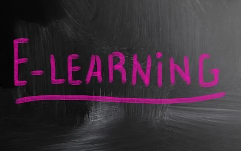 E-learning Illustrazione stock