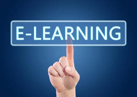 E-learning Illustrazione stock
