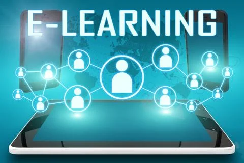 E-learning 스톡 일러스트
