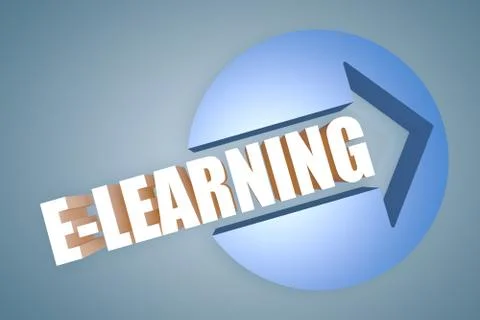 E-learning Stock Illustration