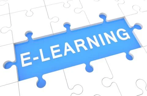 E-learning Illustrazione stock