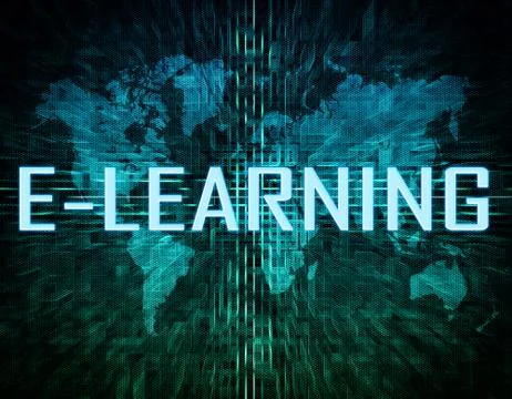 E-learning 스톡 일러스트
