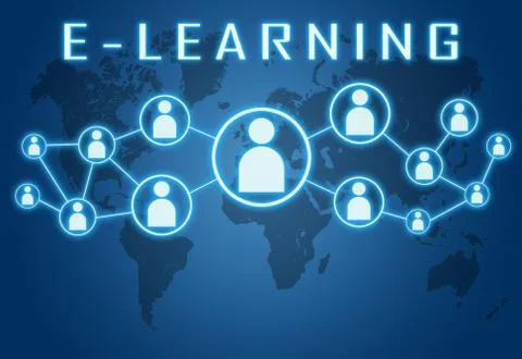 E-learning Stockillustratie