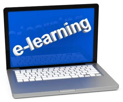 E-learning Stock Illustration