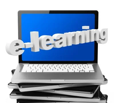 E-learning Stock Illustration