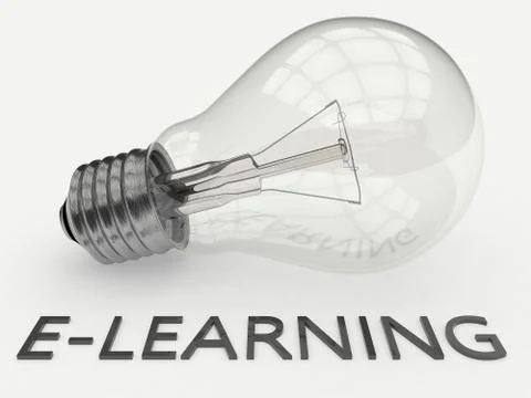 E-learning 스톡 일러스트