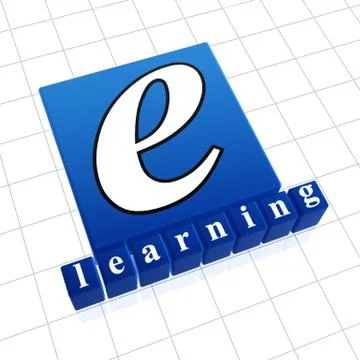 E-learning Illustrazione stock