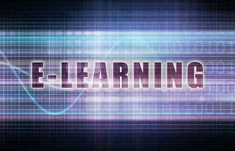 E-Learning Stock Illustration