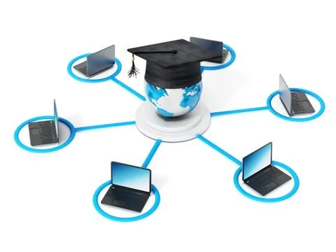 E-learning Stock Illustration
