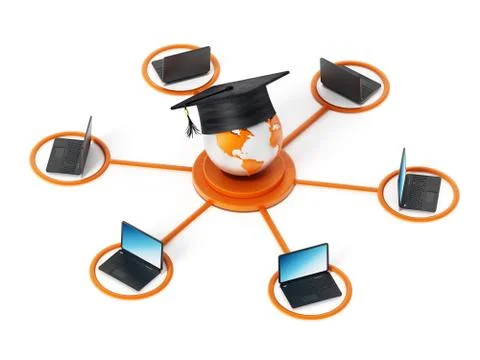 E-learning 스톡 일러스트
