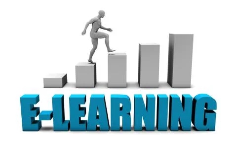 E-learning Stock Illustration