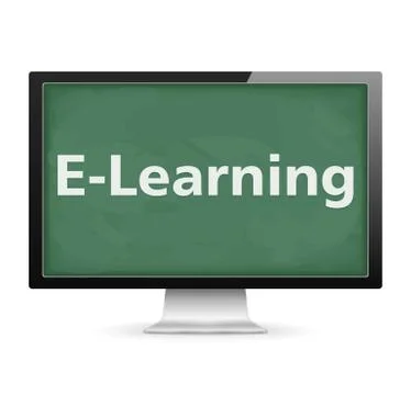 E-Learning Stock Illustration