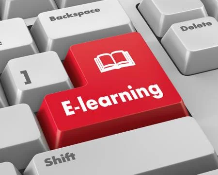 E-Learning Stock Illustration