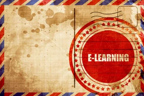 E-learning 스톡 일러스트