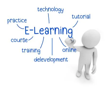 E-learning Stock Illustration